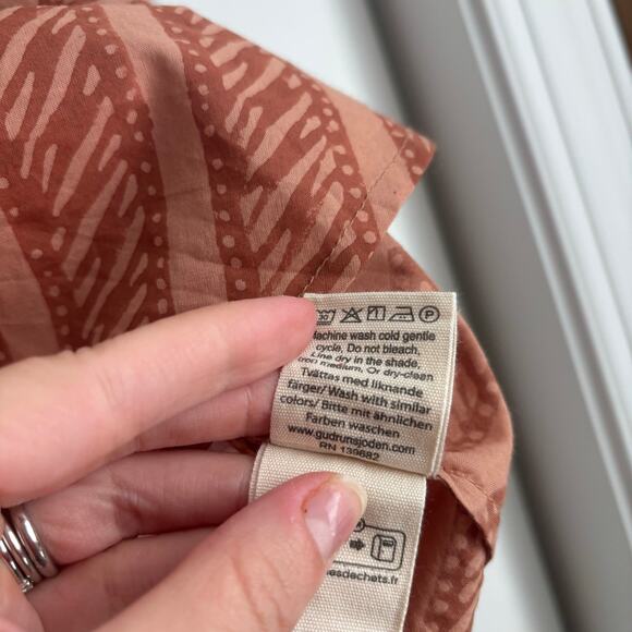 Gudrun Sjöden Lightweight Sleeveless Organic Cotton Tank Blouse Top M Boho Artsy - Picture 6 of 10